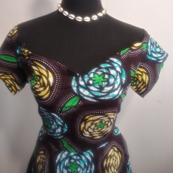 African Ankara dress.L - Picture 2 of 6